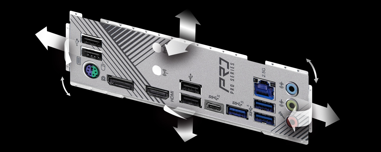 Flexible Integrated IO Shield